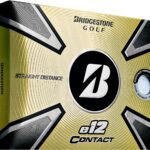 2023 Bridgestone Golf e12 Contact Golf Balls, White