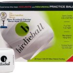 BirdieBall Practice Golf Balls, Full Swing Limited Flight Golf Practice Balls, Perfect Training Aid for All Golfers (pack of 12)