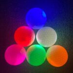 Night Golf Balls: 6-Color Glow in The Dark Golf Balls – 10-Minute Flashing, Fun for Men & Women, Glow Balls Golf, Ideal Golfing Gift Set