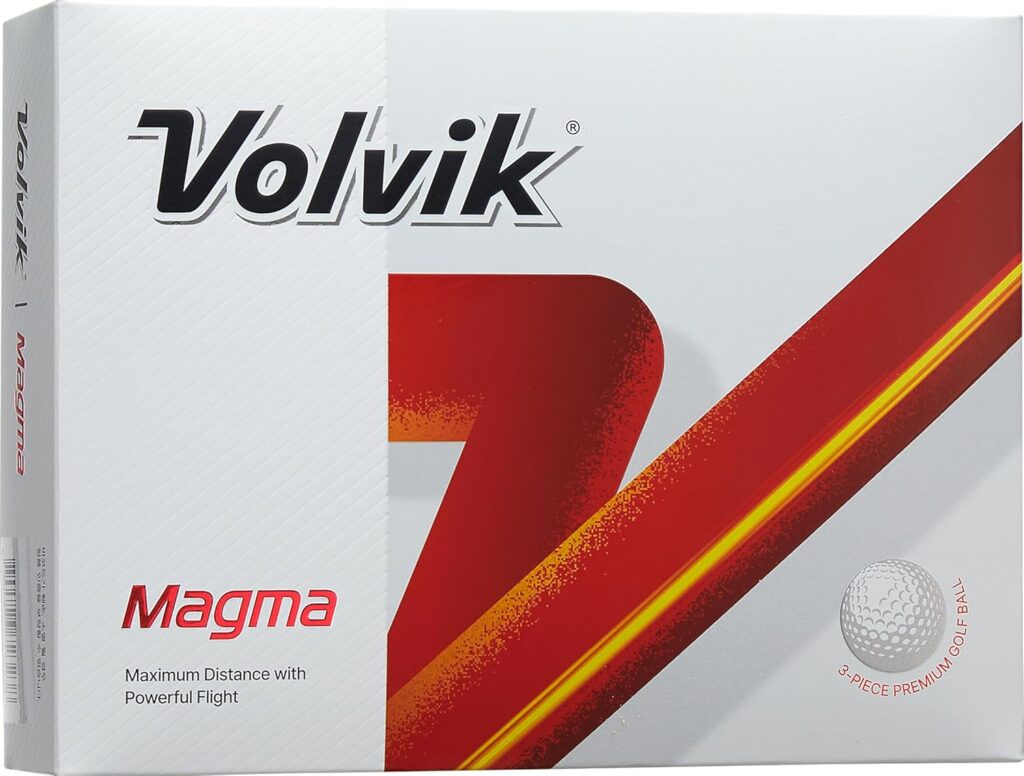 Volvik Magma Yellow Golf Balls (One Dozen)